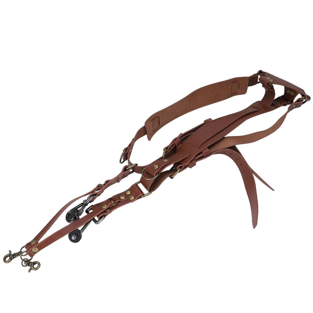 Adjustable length Camera Strap Genuine leather Camera Harness DSR Belt DSLR photography