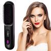 Электрическая выпрямляющая щетка для волос, 3 температурных режима, USB-зарядка, щетка для волос, для домашнего использования