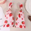 50Pcs Pink Strawberry Party Candy Gift Bags Snack Packing Bag Wedding Party Gift Bag Kids Girls Birthday Supplies Baby Shower