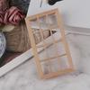 1:12 Dollhouse Miniature Wooden 12-Pane Window Frame Model Accessories Toys