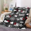1 шт. Плед Хэллоуин Hello Kitty Легкий фланелевый плед для дивана, кровати, путешествий, кемпинга, гостиной, офиса, дивана, кресла