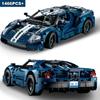 Technical Forded Muscle Racing Car Building Block Model Sports Vehicle Assemble Toys Bricks for Kids Gifts