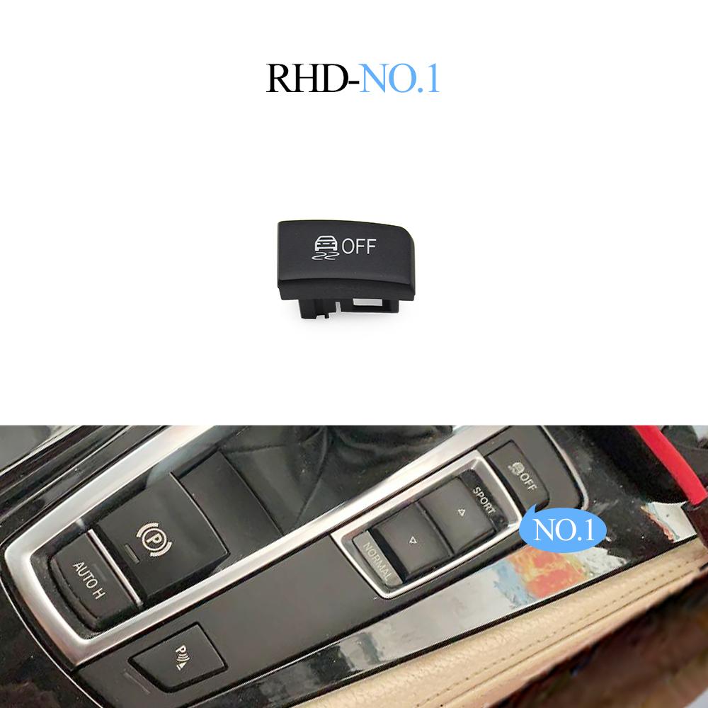 Car Console Antislip Switch Sport Buttons Radar Sensor Button Cover For BMW 5 6 X3 X4 Series F10 F11 F06 F12 F25 F26 61319267890