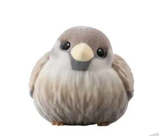 Genuine Popularity Gacha Palm Little Cute Friend Little Bird Plush Fury Set Cinnamon Finch Snow Fairy Action Figure Model Toys