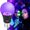 UV Black Light Brightness Energy-saving High Heat-Resistant High-Durability Enhance Atmosphere 9.5W Glow In The Dark