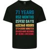 71st Birthday 71 Year Old Mens Light Cotton T-Shirt