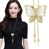 Korean Style Luxury Tassel Pendant Necklace - Women's Fashion Statement Accessory