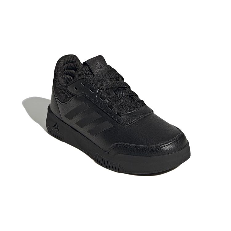 adidas Neo Tensaur Sport Training Шнуровка Повседневные Нескользящие Прочные Низкие Детские Кеды для Скейтборда Детские кроссовки Черный GW6424