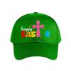 Happy Easter Colorful Cross Baseball Cap Fashion Unisex Sunhat Womens Outdoor Sports
