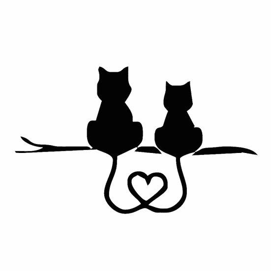 Милые кошки, автомобильный Стайлинг, кузов автомобиля, окна, светоотражающие наклейки, наклейка, декор