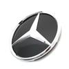 C200 E200 New 2025 For Mercedes Benz Chrome Silver Newest 3D Front Grille Emblems For Mercedes Benz C W205 A W177 S W217 SL R231