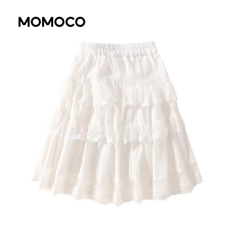 Сладкая модная многоярусная юбка для девочек MOMOCO