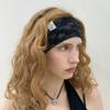 Цветочная повязка на голову LUNA, (ЧЕРНЫЙ) Hairband