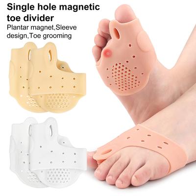 1 пара разделителей пальцев ног для ортопедических мозолей, выравнивающих косточку на ноге, распорок для пальцев ног, выпрямителей, облегчающих боль, вставок для обуви при подошвенном фасциите, мозолях