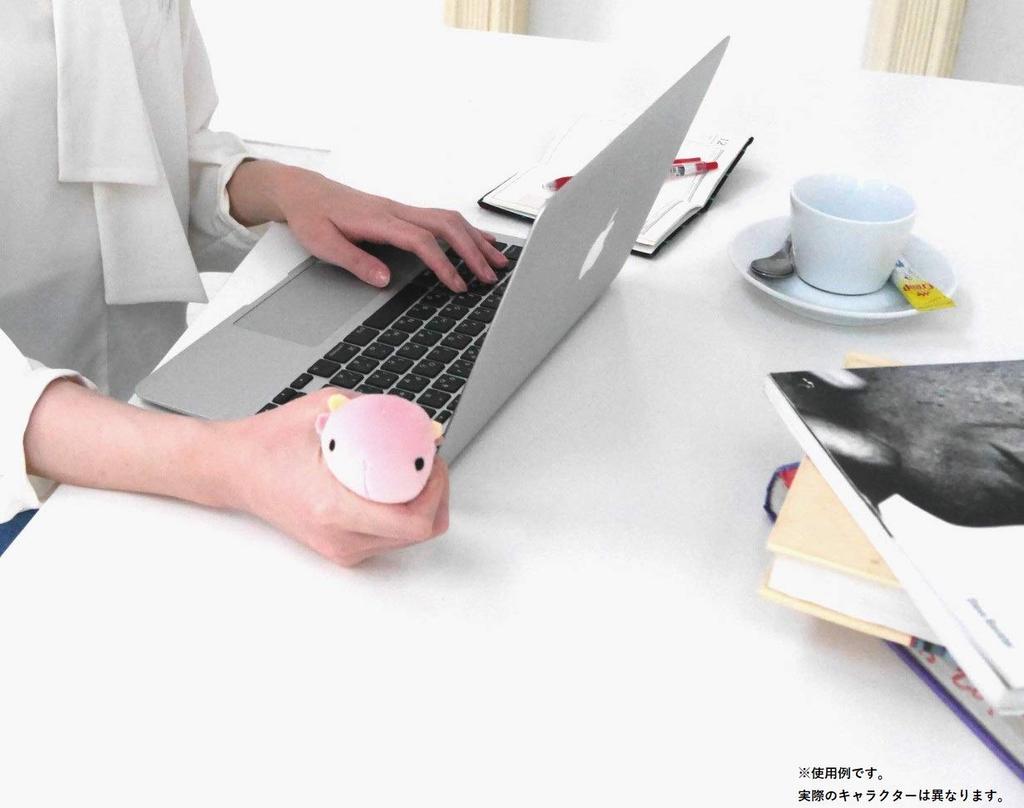 Livheart Расслабляющий предмет, Зефир моти в форме ладони Медуза Аквами (приблизительно. 5 см в длину), Милый, Снятие стресса, 61047-11