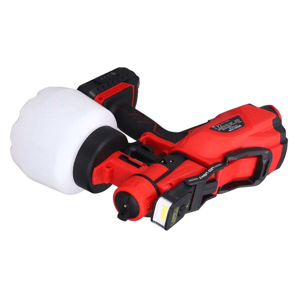 Электрический краскораспылитель со светодиодным высоковольтным краскопультом Портативные малярные инструменты 100?240 В, вилка европейского стандарта