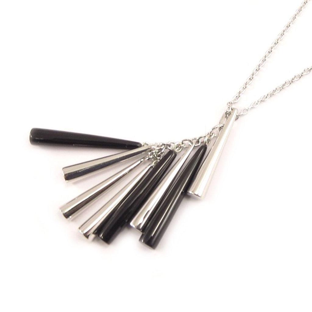 Altesse [L0678] - Серебряное ожерелье «Калипсо» черное серебро