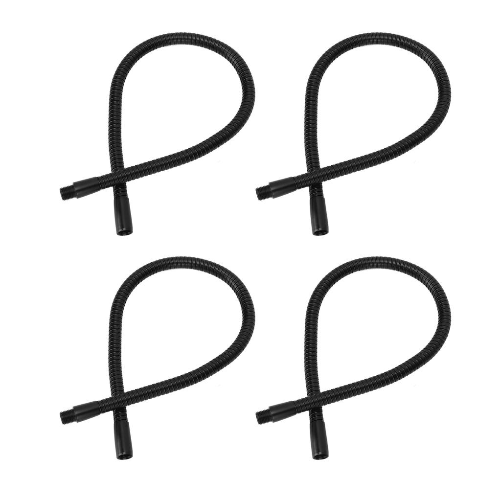 4 Pcs Gooseneck Lamp Hose Aluminium 10mm Caliber Flexible Table Desk Lamp Hose Lighting Fittings