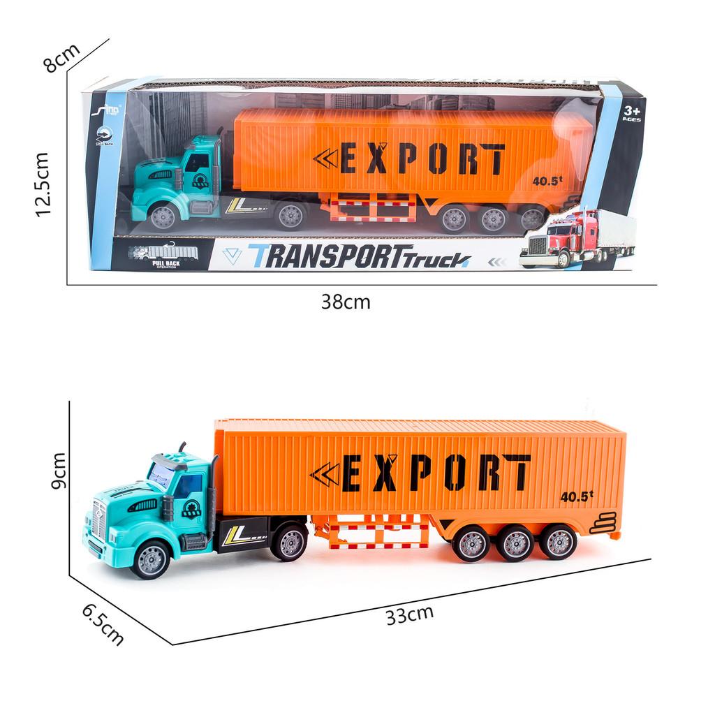 Двухъярусный прицеп Контейнеровоз Модель инженерной машины Игрушка Дети