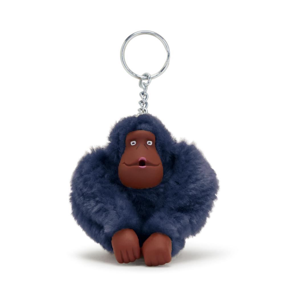 Киплинг Брелок-брелок Furry Monkey M Темно-синий