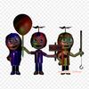 Cartoon Five Nights At Freddy's 3 Balloon Boy Hoax Iron-on Transfers For Clothing Tshirt Bag Heat Transfer Stickers Iron On Patches