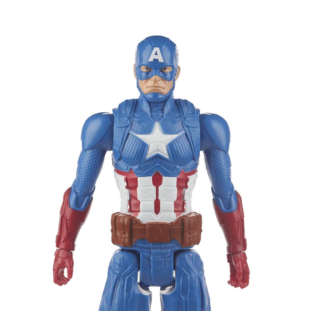 Hasbro Marvel Серия Titan Hero Мстители Капитан Америка Экшн Экшн Игрушка Мстители для детей от 4 лет и Аутентичная фигурка, 12 дюймов (30 см) Фигура, Вверх,