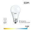 Стандартная светодиодная лампа E27 10 Вт 800 лм 6400 К EDM - Холодный свет