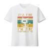 Funny CaT T Shirt It s Fine I m Everything Is vintage Washed Casual Unisex Comfortable Stretched Versatile fashion streetwear