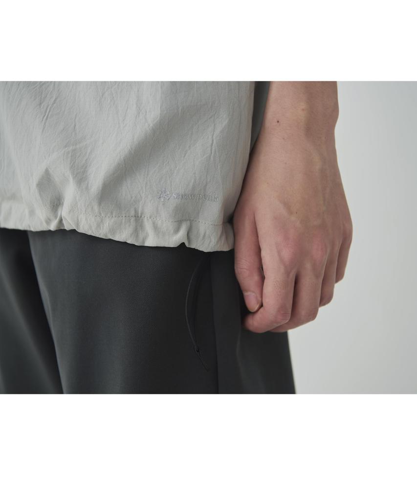 Snow Peak Дышащее Быстросохнущее Поло и Рубашка, Черный, Большой, Унисекс, Мужской Женский