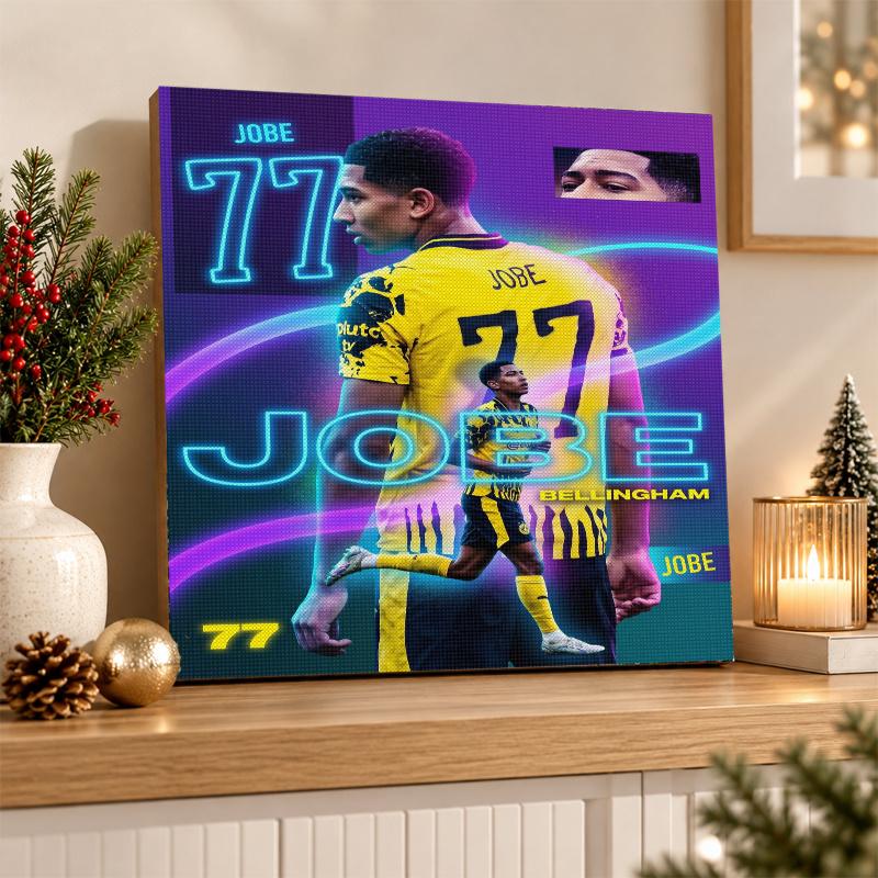 Jude Bellingham Diamond Painting Kit 5D Full Drill DIY Diamond Mosaic Wall Art Home Decor