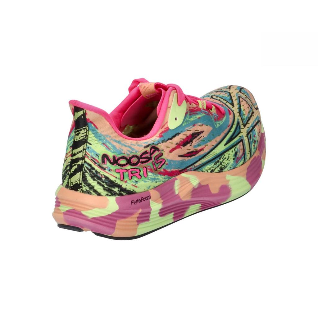 ASICS Noosa Tri 15 Running Cushioned Jogging Sneakers Shoes, Pink/Green, 1012B429.800, (Size 23.5/Women's)