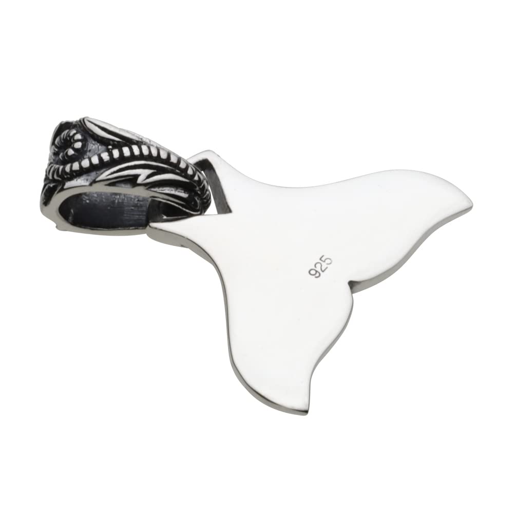 Подвеска в виде плавника-хвоста дельфина fp0440 [Figmart] [Серебряный аксессуар]