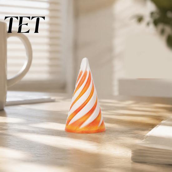 Relaxation Toys for Leisure Time 3D Printed Decompression Toys, Spiral Cone And Pyramid Passthrough Fidget Impossible Fidget, Unique Gifts Friends