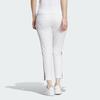 Adidas Брюки Aeroready 3-Stripes 7/8, цветные трикотажные спортивные брюки для гольфа, женские брюки, белые IK9789