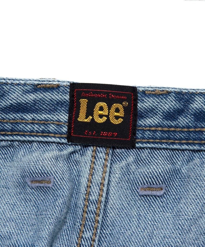 Джинсовая мини-юбка LEE для женщин Индиго Средняя
