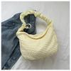 Stylish Cloud Puff Floral Tote Bag For Girls Street Fashion Canvas Shoulder Bag 2023
