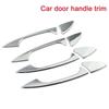 For Mercedes Benz GLK/GL/ML/C Class W204 X204 ABS Chrome Car Door Handle Trim Door Bowl Decoration Car Styling Car Accessories