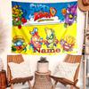 Personalized SuperZings Background Tapestry,Custom Name Birthday Party,Multifunctional Wall Decoration for Home Decor,Various Occasions