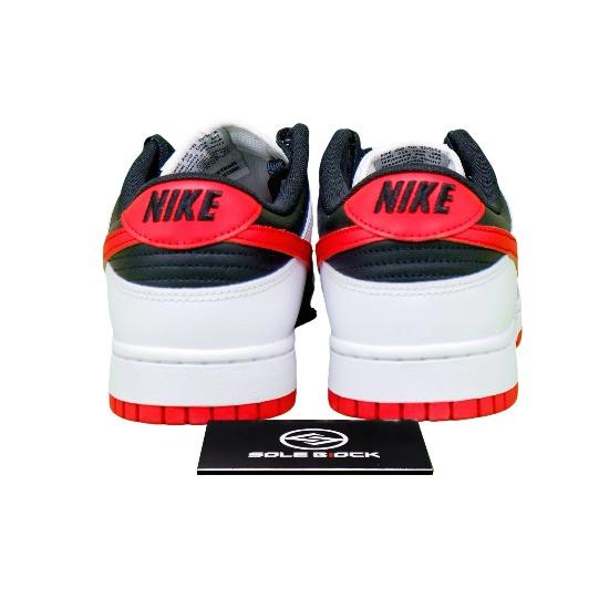 Nike Dunk Low Белый Черный Красный FD9762-061 Унисекс