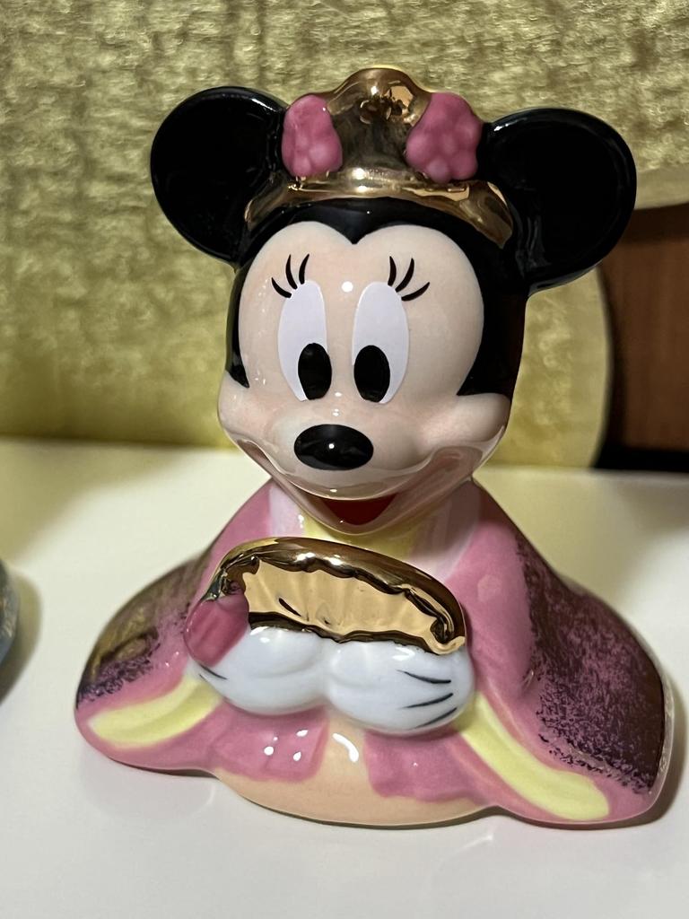 Mickey & Minnie Porcelain Hina Doll 183235 Disney Yoshitoku