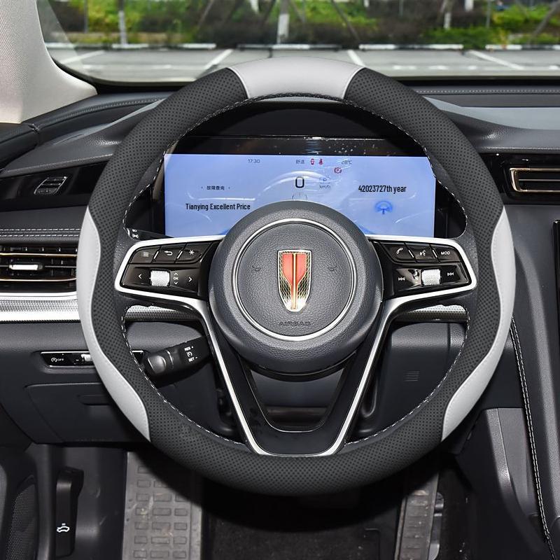 Чехол на руль Hongqi H5: Нескользящая, Без запаха, Без швов Кожа для Модификации Модели 25