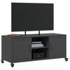 TV Stand Black 100.5 x 39 x 43.5 cm Steel