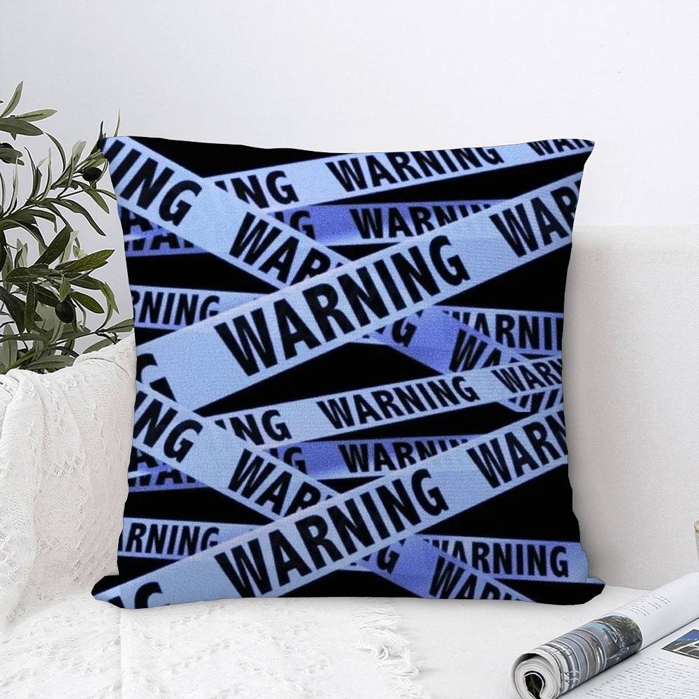 Fashion Waring Pattern Pillow Case High Quality Home Textile Double-sided Printing Short Plush Cushion Decoration Pillow Cover