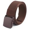 Men's Tactical Nylon Canvas Casual Belt Outdoor Training Electronic Security Check Iron-Free Tactics