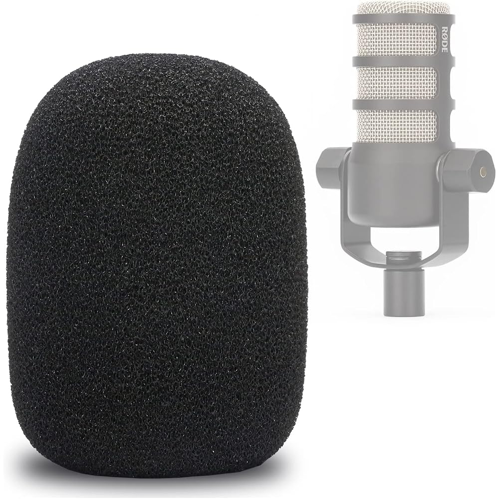 Rode PodMic Foam Pop Filter Cover Custom Windshield for USB Dynamic Broadcast Microphone Blocking Plosives