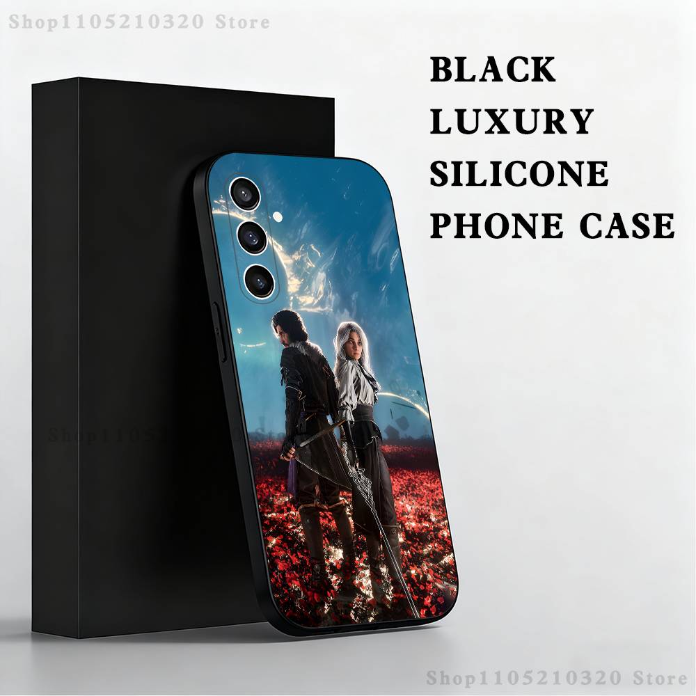 C-Clair O-Obscur Expedition 33 Чехол для телефона Samsung S25, S24 Ultra, S20, S30 plus, S22 plus, S23, S30 Ultra 5G Силиконовый Черный Корпус