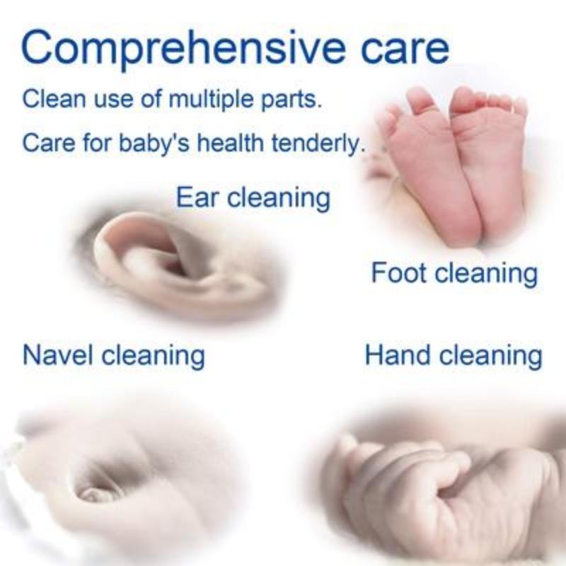 Детские ватные палочки Натуральные ватные палочки Первая помощь Макияж Палочки для носа и ушей Биоразлагаемые Не содержат хлора 100 шт.