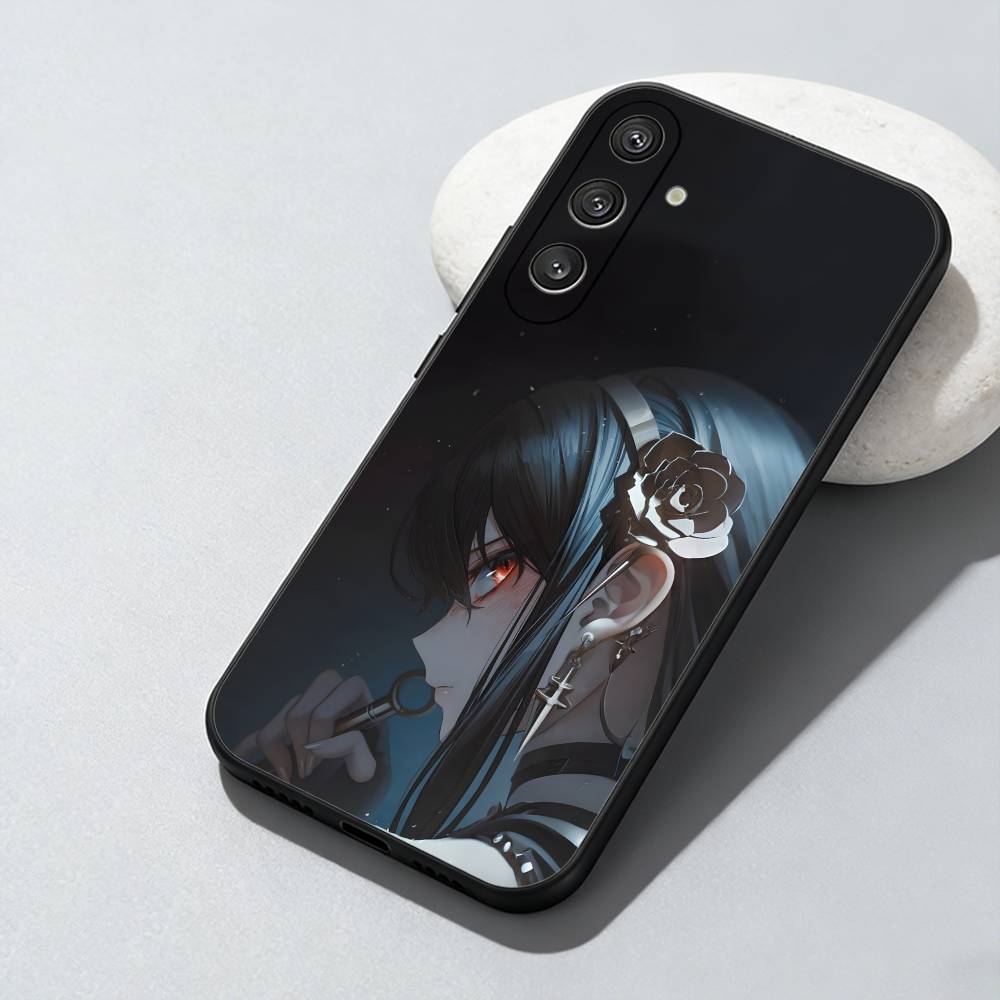 Waifu Y-YOR Killer Spy Family Phone Case For Samsung Galaxy A73,A72,A71,A70,A52,A51 Others Soft Black Cover