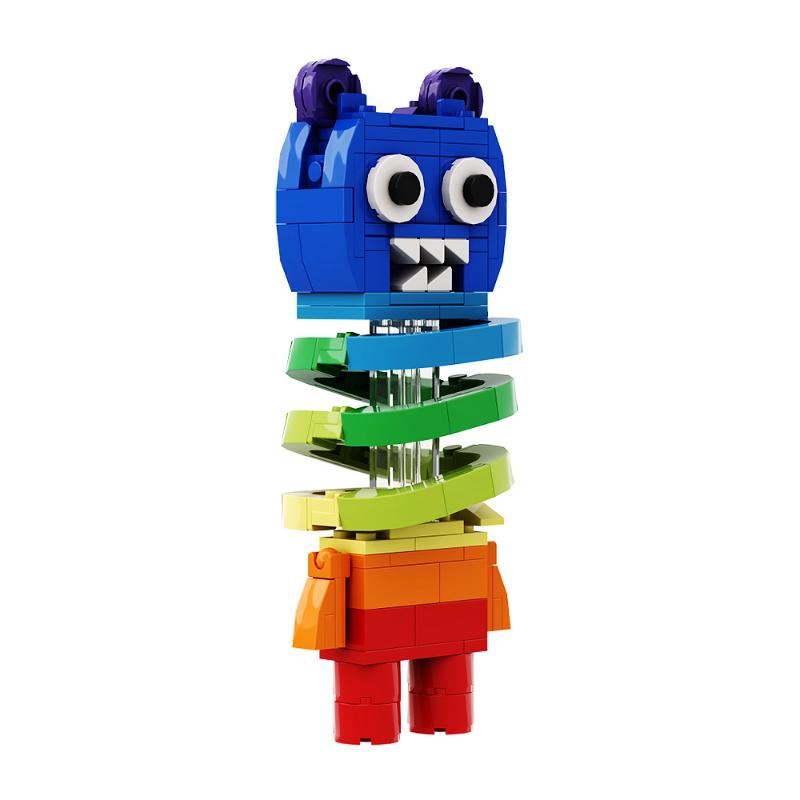 Gobricks Garten Of Banban Bricks Game Green Headed Monster Flamingo MOC Model Building Blocks Children's Educationa Gifts