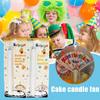 1PC Creative Surprise Fan Birthday Candle Birthday Birthday Decoration Decor Party Candle Candle Cake Clown Cake Happy